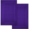 imageInfinitee Xclusives Premium Cotton Bath Mats for Bathroom  Pack of 2  34x22 Inches  Ultra Soft Super Absorbent NonSlip Machine Washable Mats White Not a RugProfound Purple