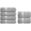imageInfinitee Xclusives Premium Grey Bath Towels Set Pack of 4  Bath Sheets  Pack of 2 35x70 Inches Large Bath Sheet Towel Absorbent Oversized Towels for Bathroom Hotel ampamp Spa Quality Towel