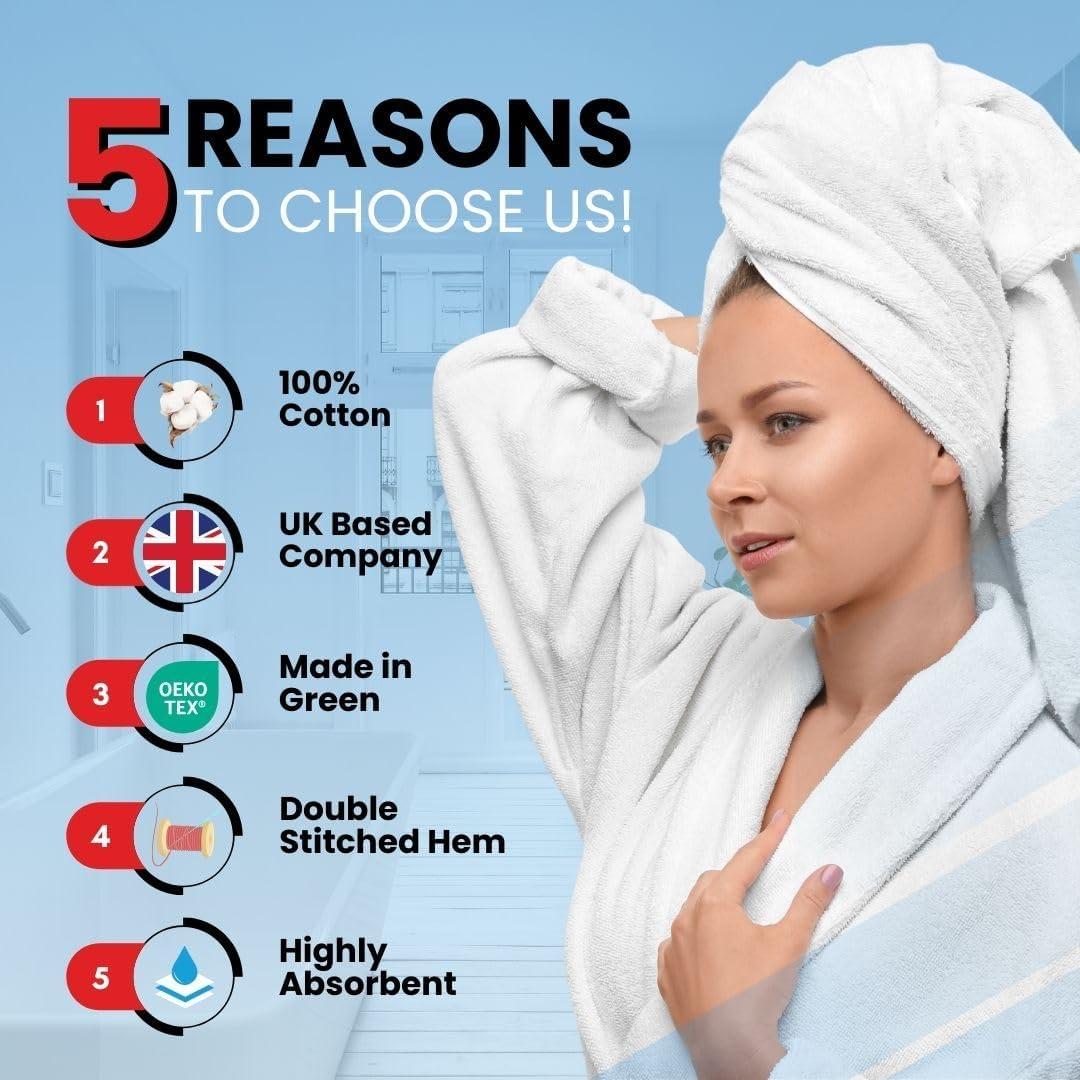 imageInfinitee Xclusives Luxury Wash Cloths for Showering 13x13 Luxury 100 RingSpun Cotton Bath Towels Set of 4 27x54 inches