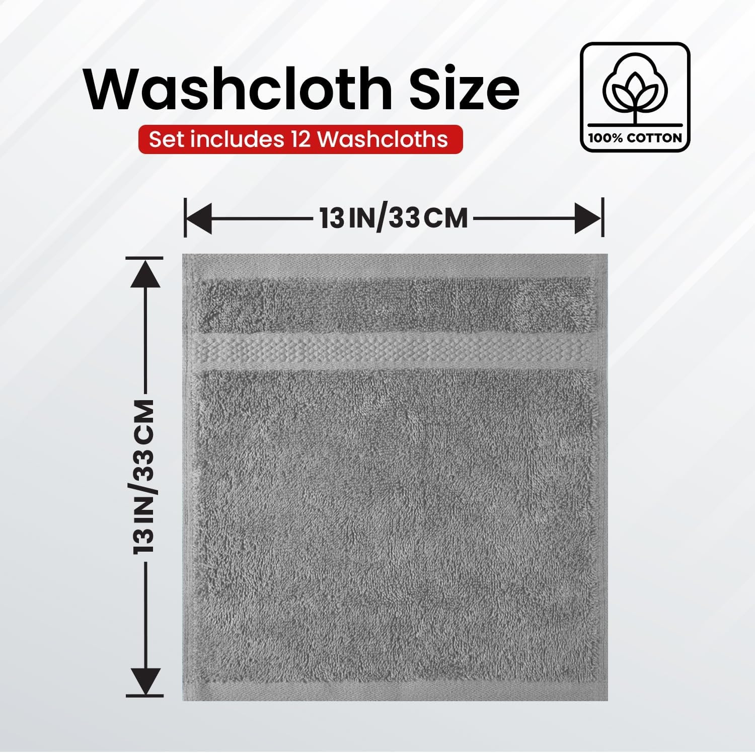 image:imageInfinitee Xclusives Luxury Wash Cloths for Showering 13x13 Luxury Bath Sheets Towels 2 Pack 35X70 Inches 100 Ring Spun Cotton Extra Large Bath Towels for Bathroom