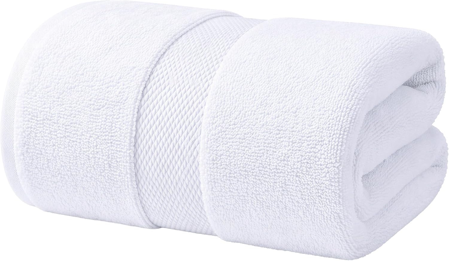 image:imageInfinitee Xclusives Bath Sheets Extra Large 2 Pack 600 GSM 35 x 70Brilliant White