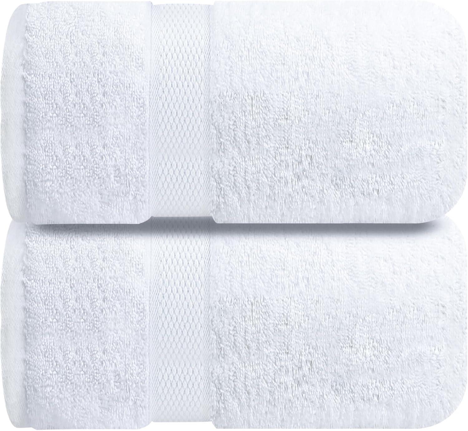 image:imageInfinitee Xclusives Bath Sheets Extra Large 2 Pack 600 GSM 35 x 70Brilliant White