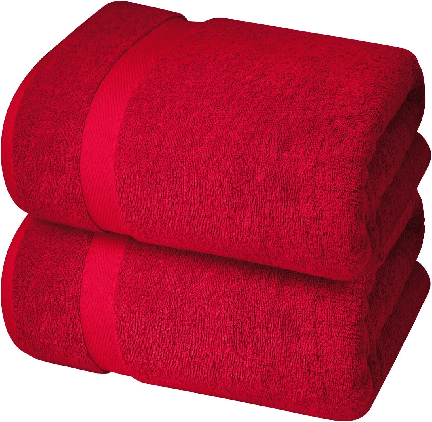 image:imageInfinitee Xclusives Bath Sheets Extra Large 2 Pack 600 GSM 35 x 70Burgundy