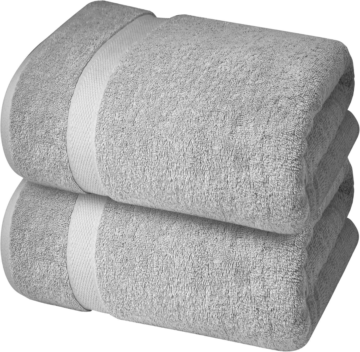 image:imageInfinitee Xclusives Bath Sheets Extra Large 2 Pack 600 GSM 35 x 70Charming Grey