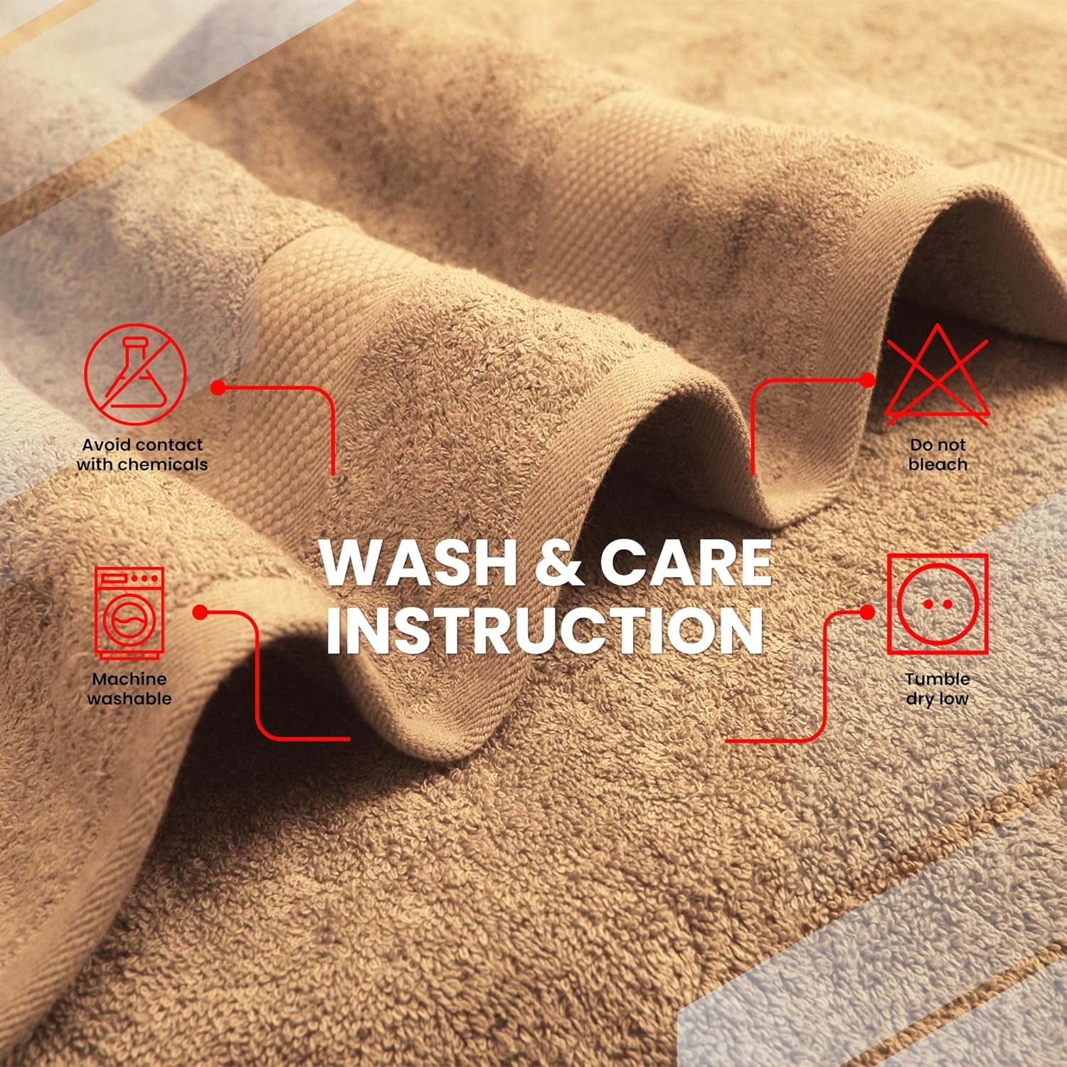 image:imageInfinitee Xclusives Bath Sheets Extra Large 2 Pack 600 GSM 35 x 70Cosmic Sand