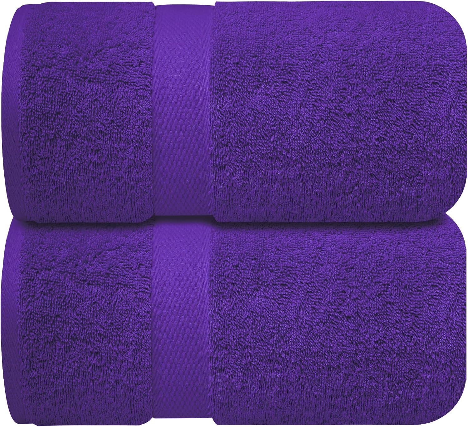 image:imageInfinitee Xclusives Bath Sheets Extra Large 2 Pack 600 GSM 35 x 70Profound Purple