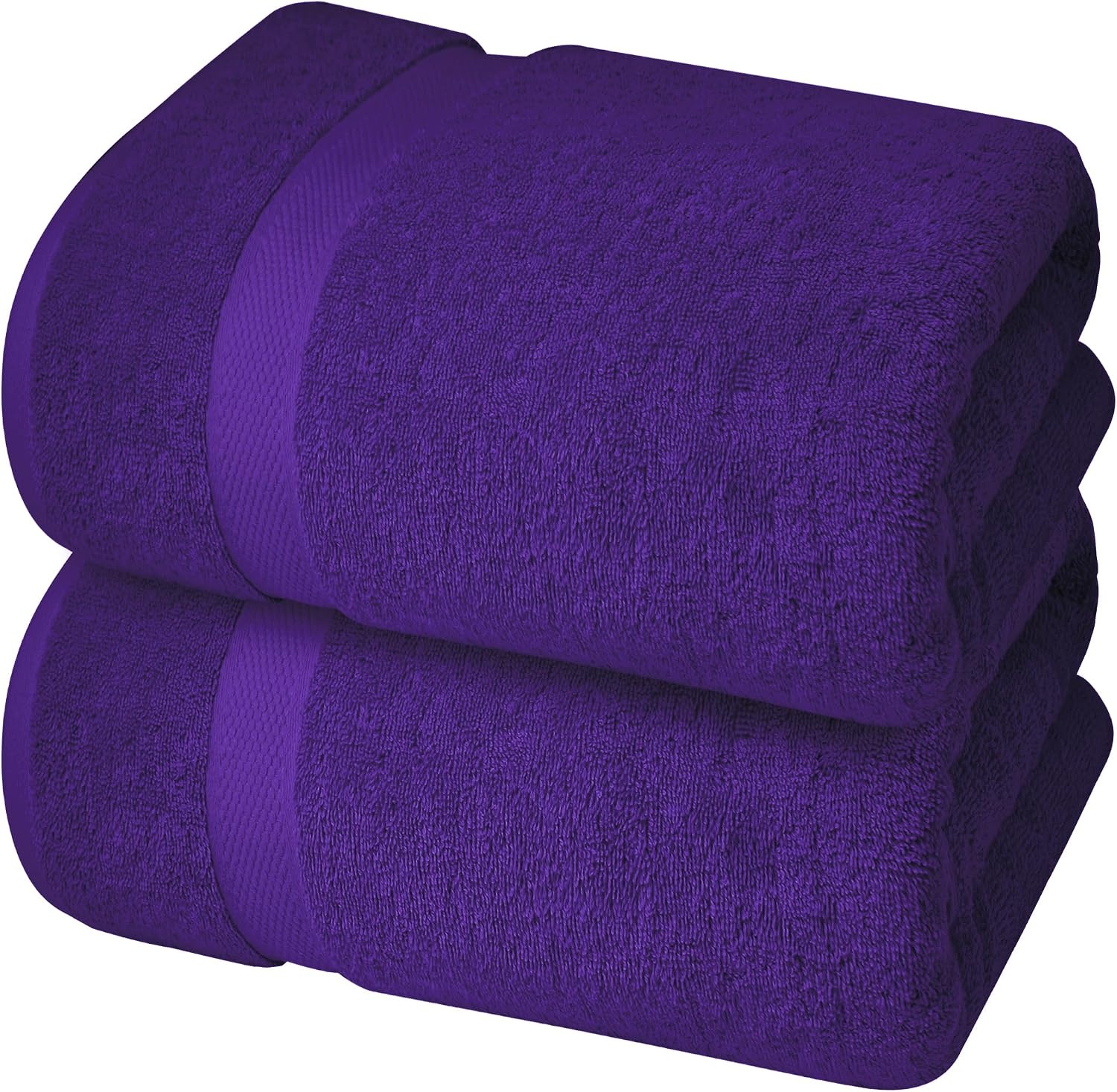 image:imageInfinitee Xclusives Bath Sheets Extra Large 2 Pack 600 GSM 35 x 70Profound Purple
