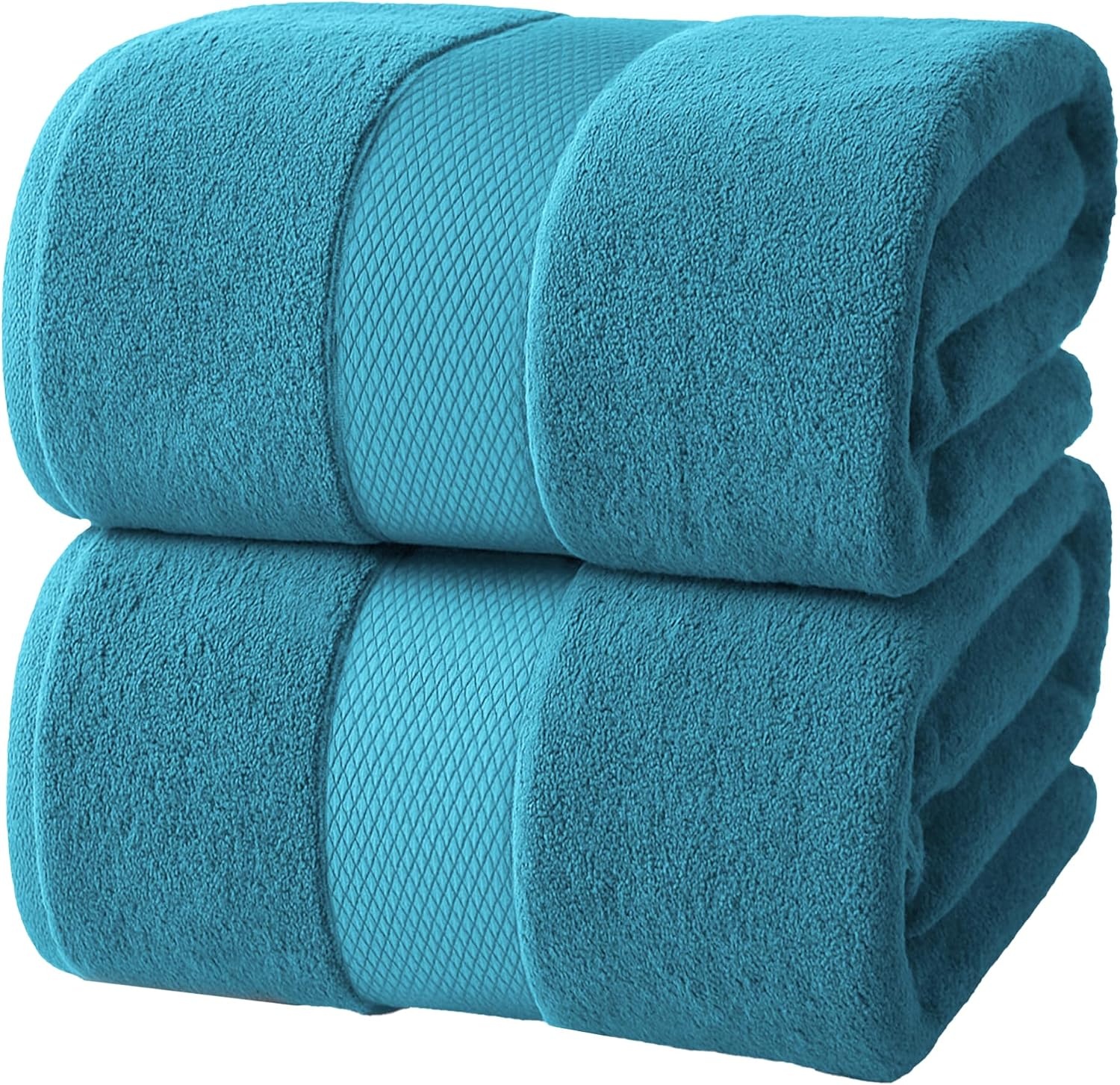 image:imageInfinitee Xclusives Bath Sheets Extra Large 2 Pack 600 GSM 35 x 70Serene Teal