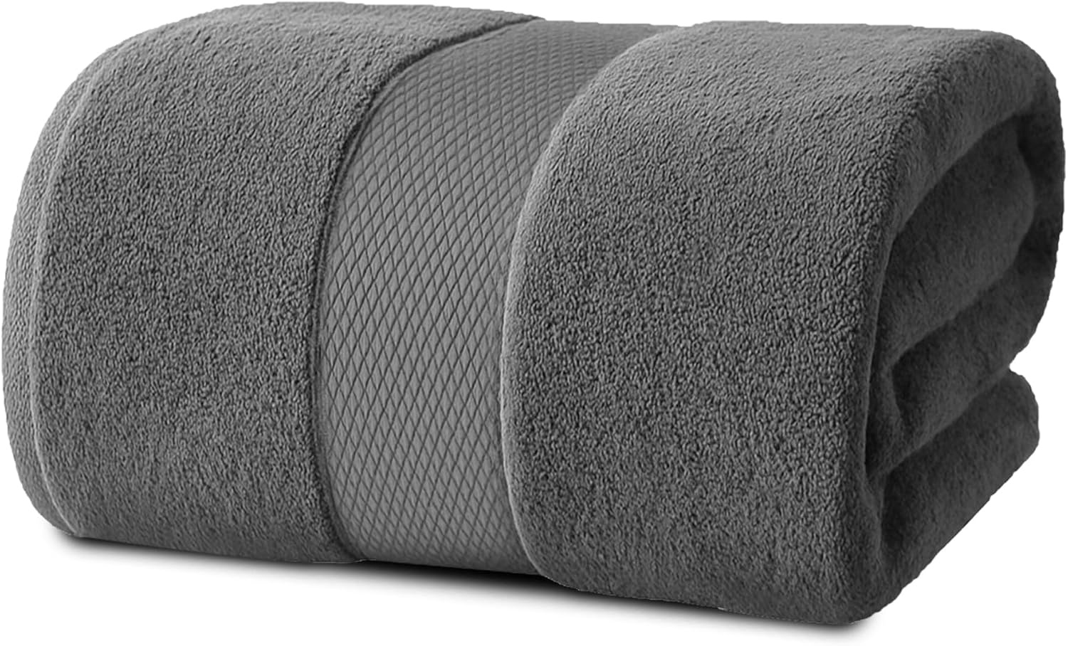image:imageInfinitee Xclusives Bath Sheets Extra Large 2 Pack 600 GSM 35 x 70Shadow Grey