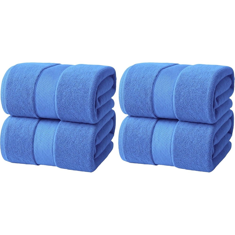 image:imageInfinitee Xclusives Bath Sheets Extra Large 2 Pack 600 GSM 35 x 70Eloquent Blue